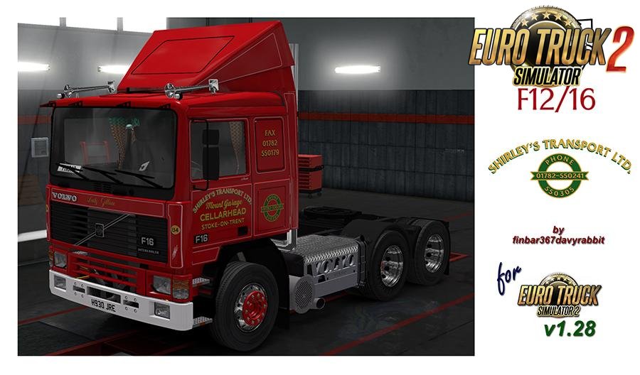 Volvo F12/16 of Shirley’s Transport LTD – (Volvo F Series) v1.0 (1.28.x)