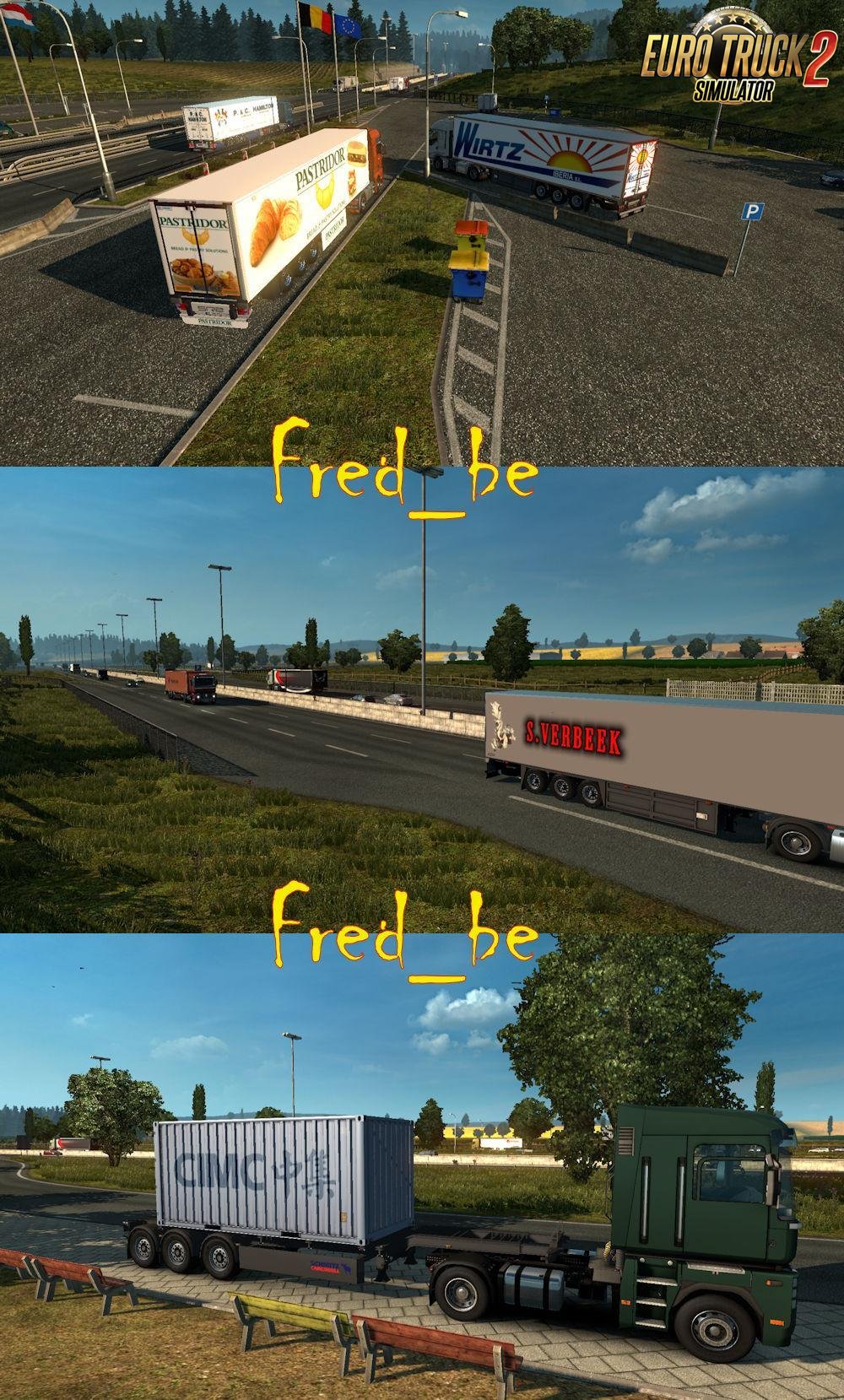 Painted Trailer Traffic by Fred_be v1.28 [1.28.x]