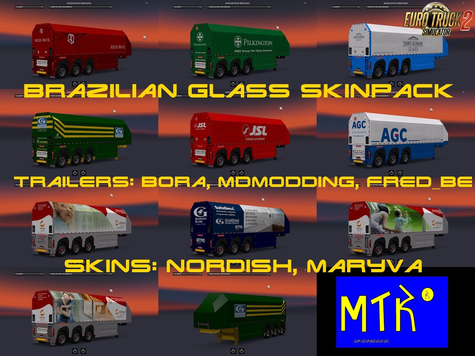 Brazilian Glass Skinpack v2 by Maryva