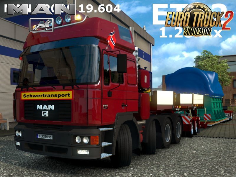 MAN F2000 19.604 8x4 + Interior v1.0 (1.28.x)