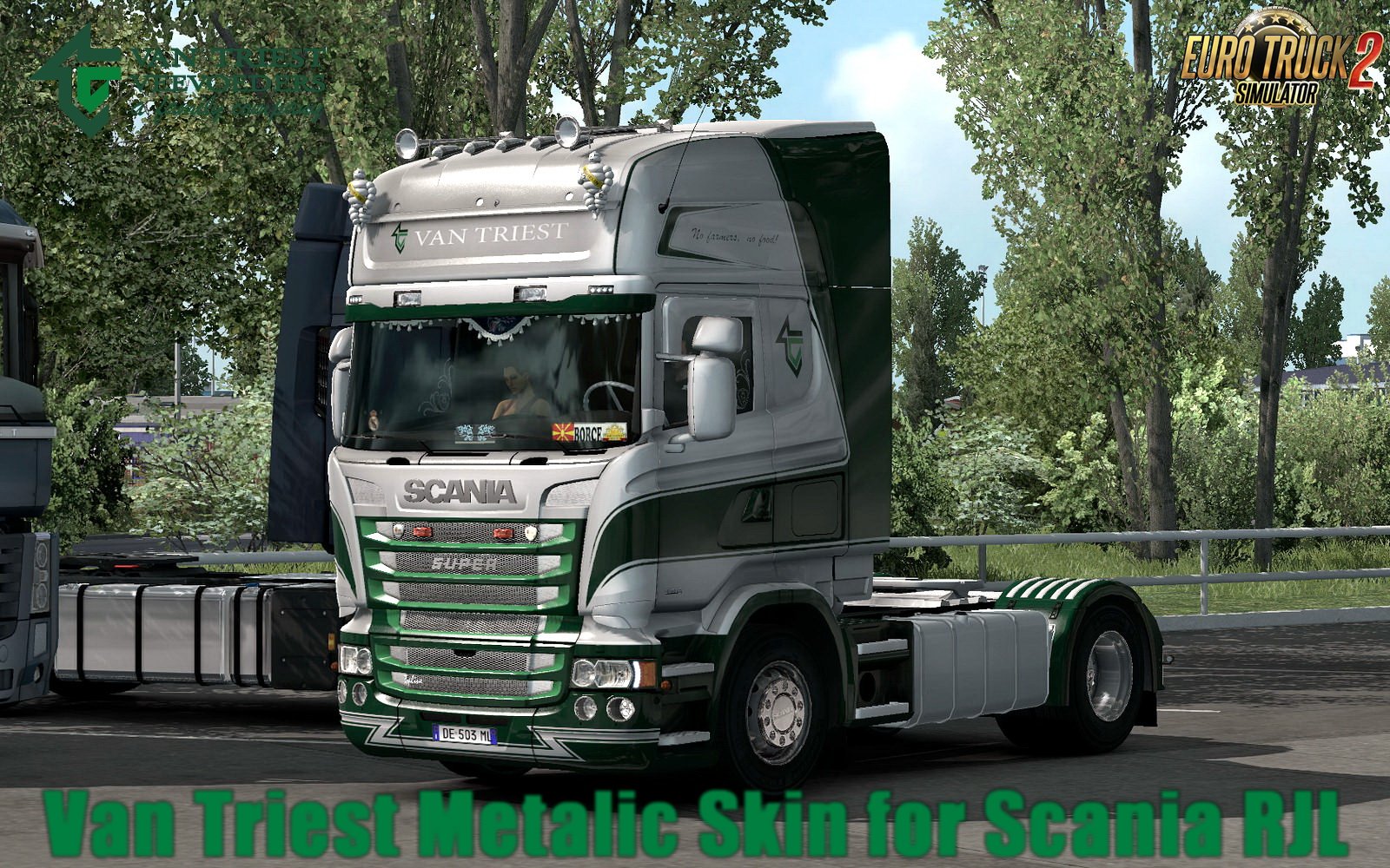 Van Triest Metalic Skin for Scania RJL v1.0 by #Borce (1.28.x)