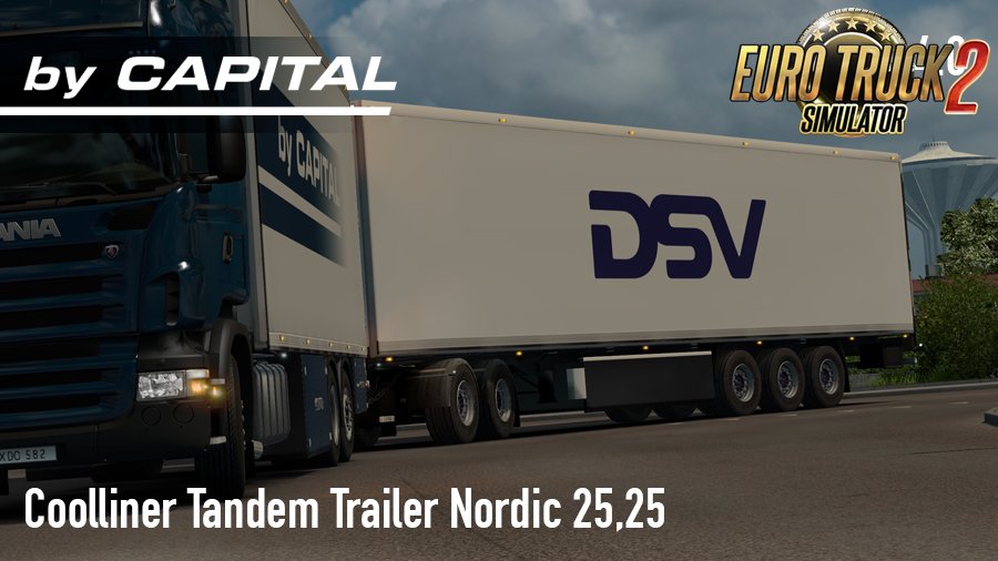 Tandem Nordic Trailer 25,25 v4.0 ByCapital