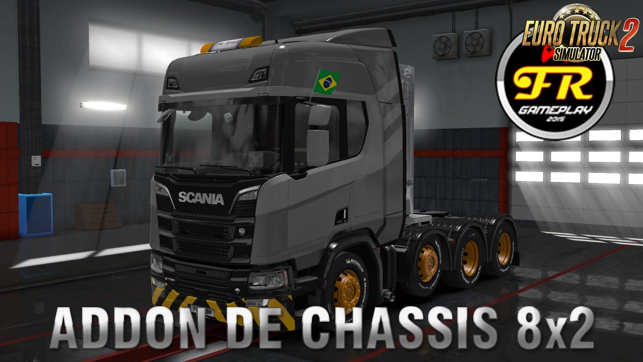 Mod Addon de chassis 8×2 Scania R e S 2016 [1.30]