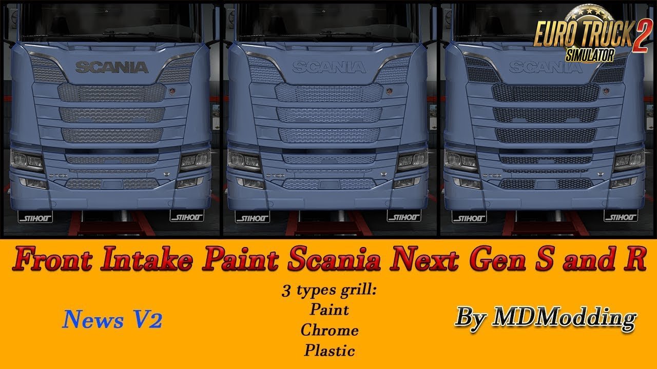 Front Intake Full Paintable Scania Next Gen v2.0