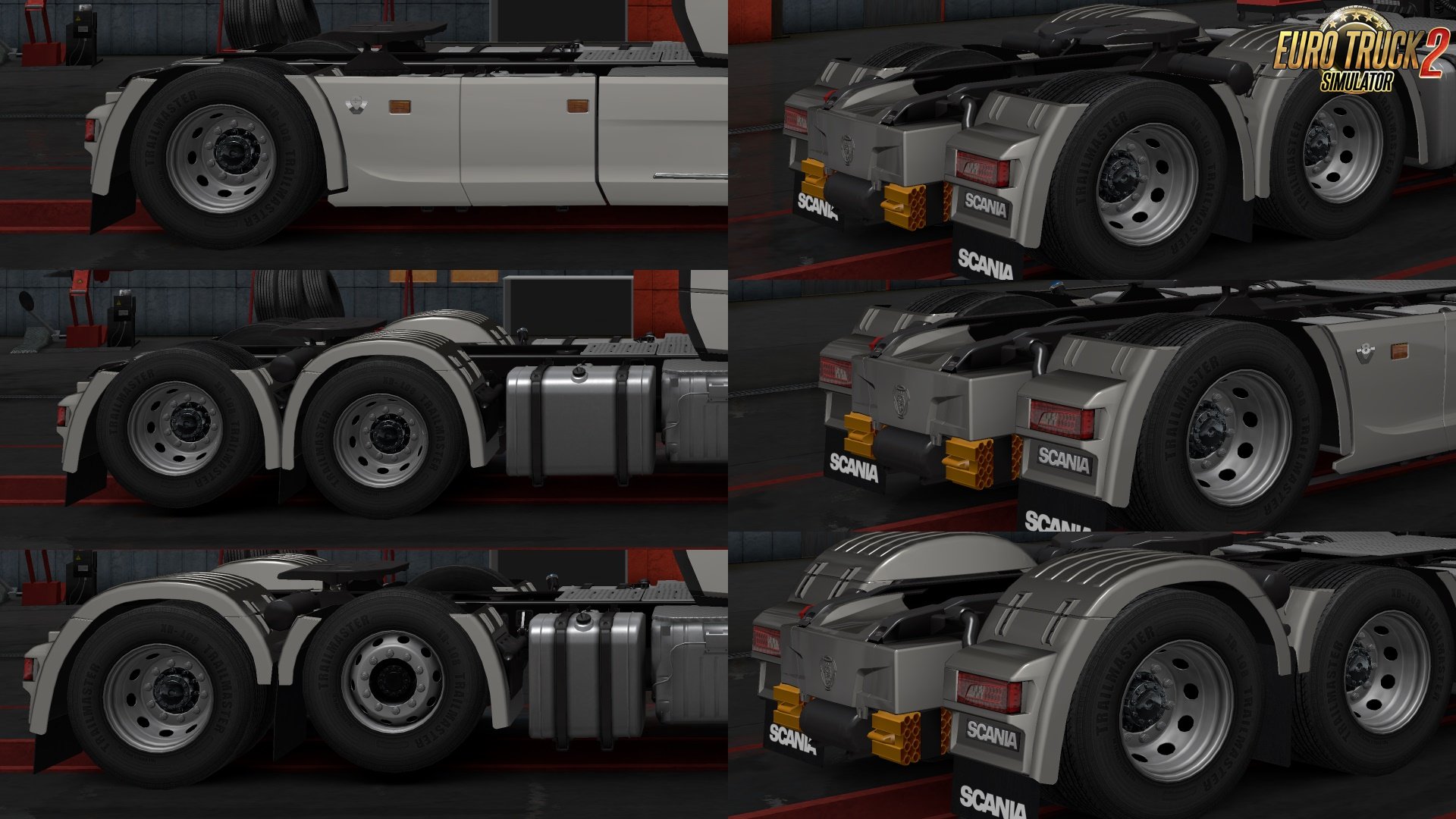 Rear Fender Paint and Plastic Cut Scania Next Gen v1.0 [1.30]