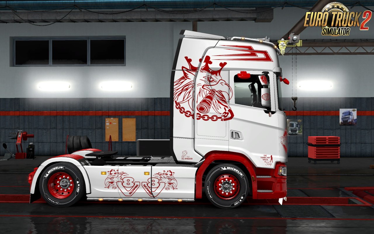 Griffin Metallic Skin for Scania New Gen S v1.0 by KiLLeR Modding (1.30.x)