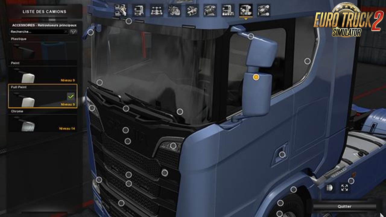 Scania Next Gen Mirror Full Paint v1.0 [1.30]