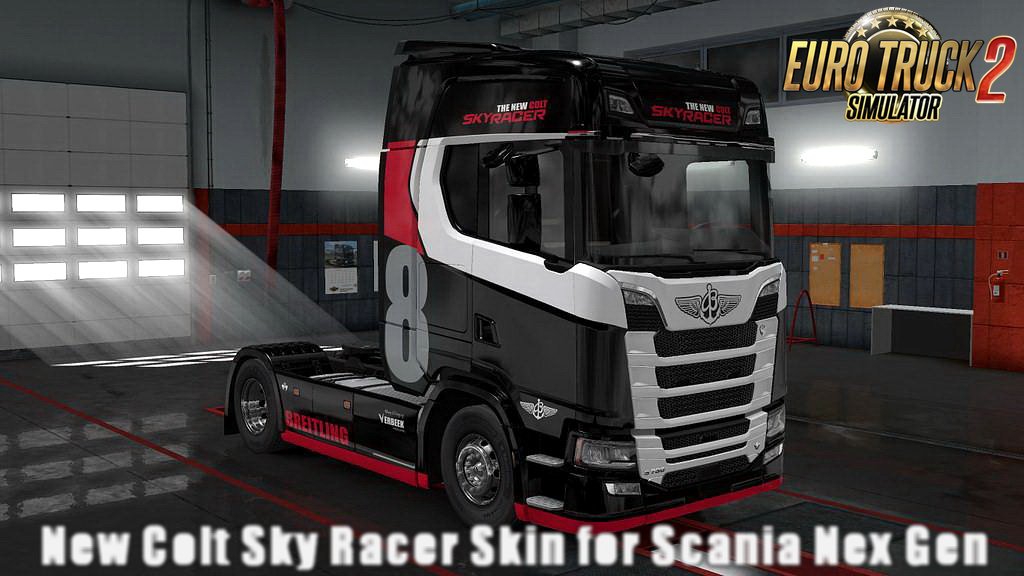 New Colt Sky Racer Skin for Scania Next Gen v1.0 (1.30.x)