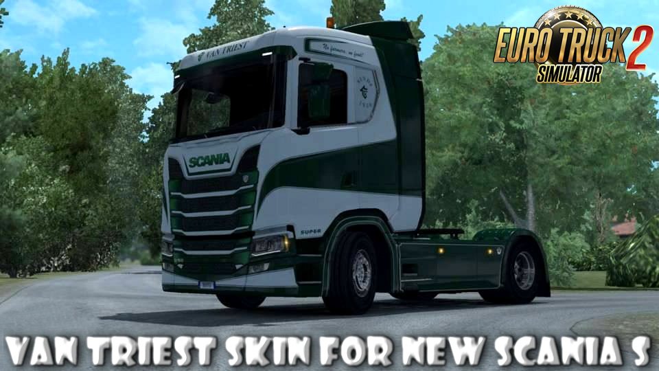 Van Triest Skin for New Scania S v1.0 by DavyBerto (1.30.x)