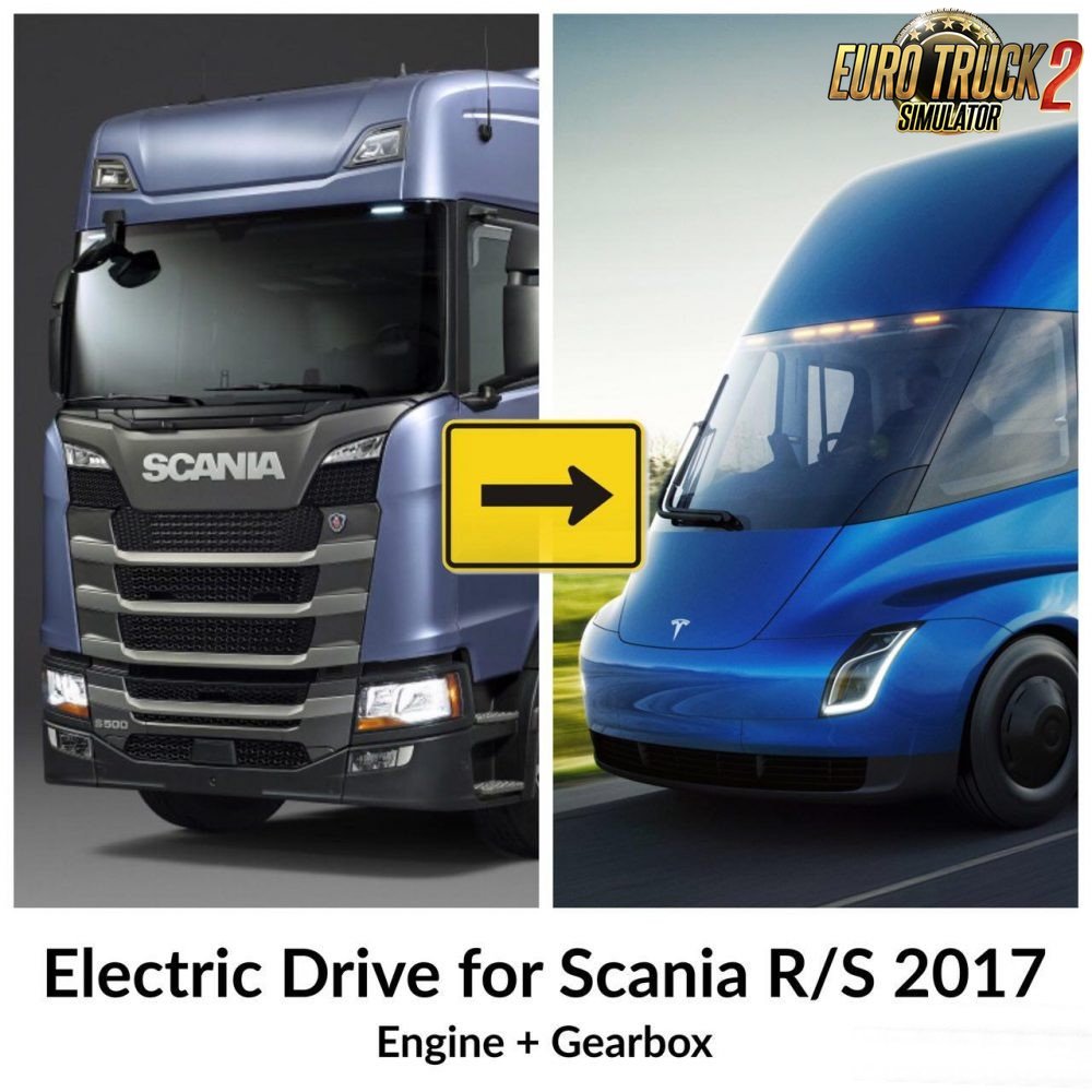 Electric Drive for Scania R/S 2017 [1.30]