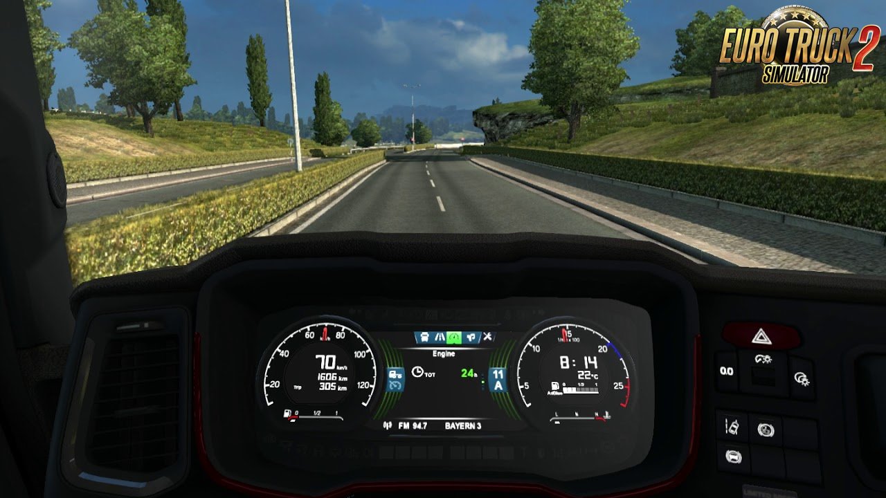 Scania S dashboard computer by Piva