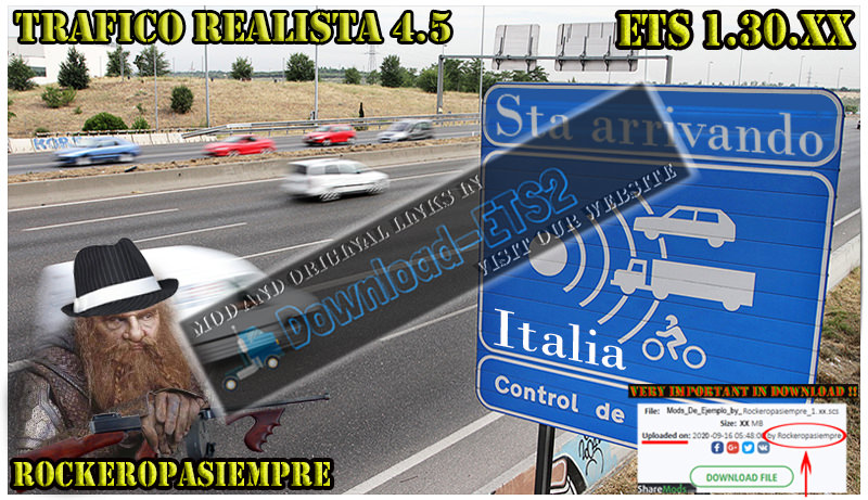 Realistic traffic 4.5 by Rockeropasiempre for V_1.30.XX