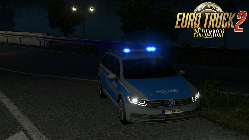 True Blue Emergency Vehicle Beacons for Ets2