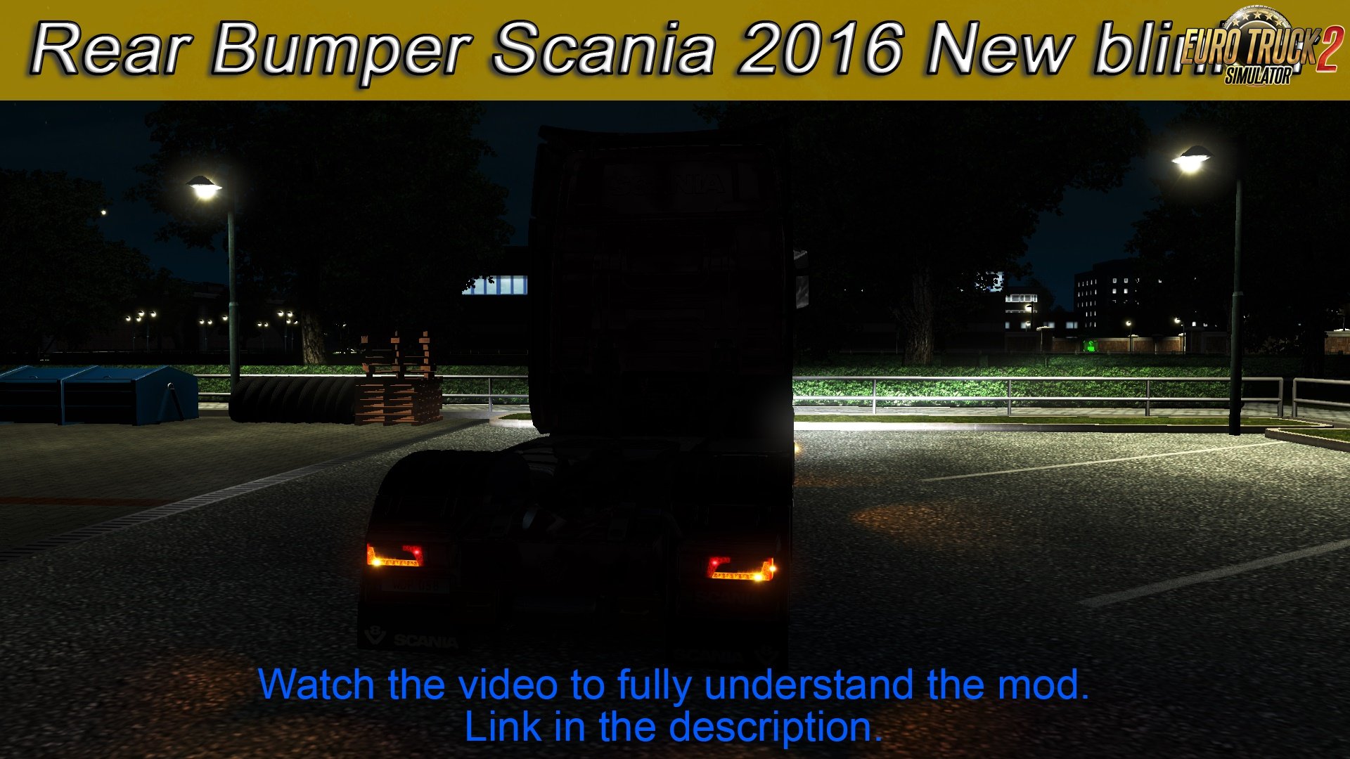 Rear Bumper Scania 2016 New Blinker [1.30.x]