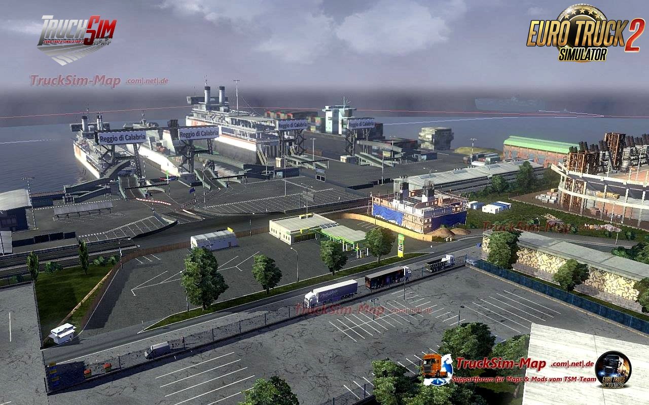 TruckSim - Map 1.34 for Ets2