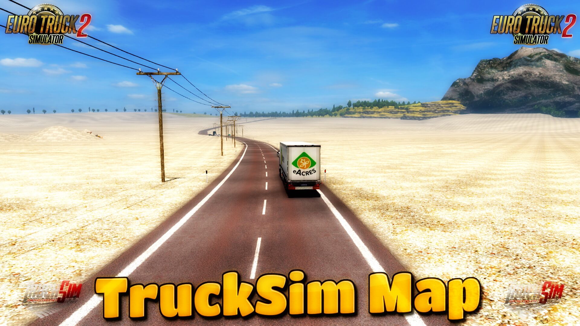 TruckSim - Map 1.34 for Ets2