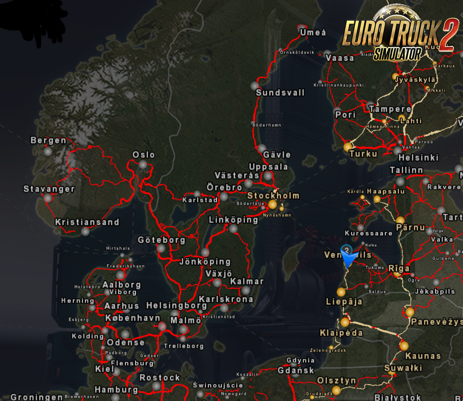 Ets 2 Satellite Map Ebf Satellite Map For Ets2 » Ets2 Mods | Euro Truck Simulator 2 Mods | Ets2  Trucks, Maps