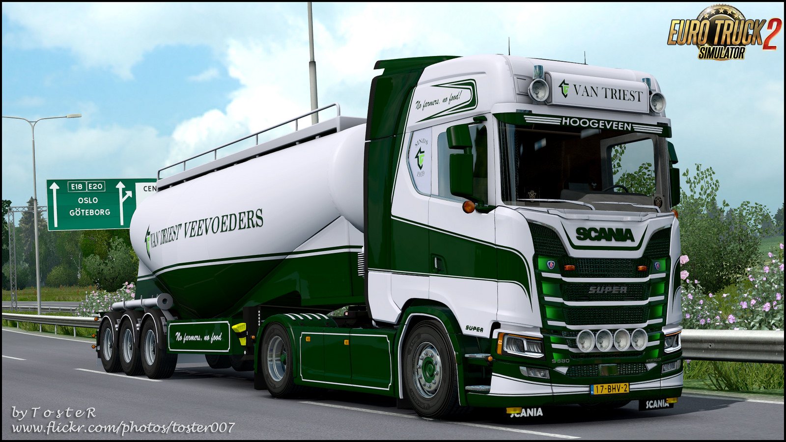 Combo Skin Van Triest for Scania Next Generation + Trailer v1.0 (1.30.x)