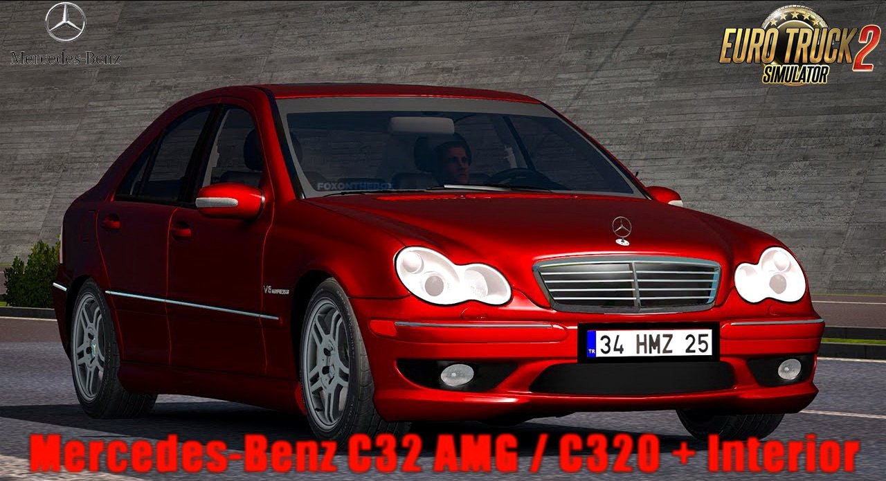 Mercedes-Benz C32 AMG / C320 + Interior v1.0 (1.30.x)