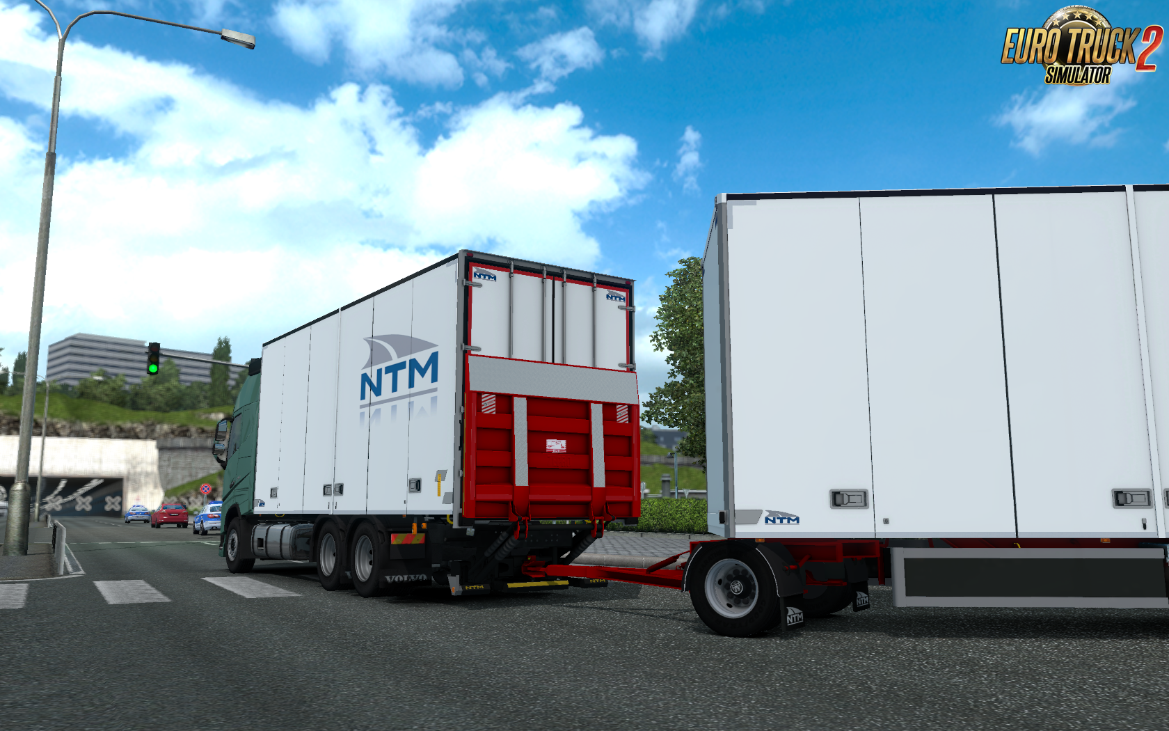 Kraker/NTM Tandem addon for Volvo FH 2012 by Kast