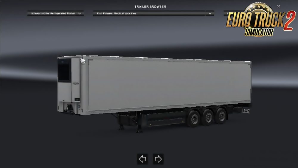 Trailer Coolliner White for Ets2 (MultiPlayer)