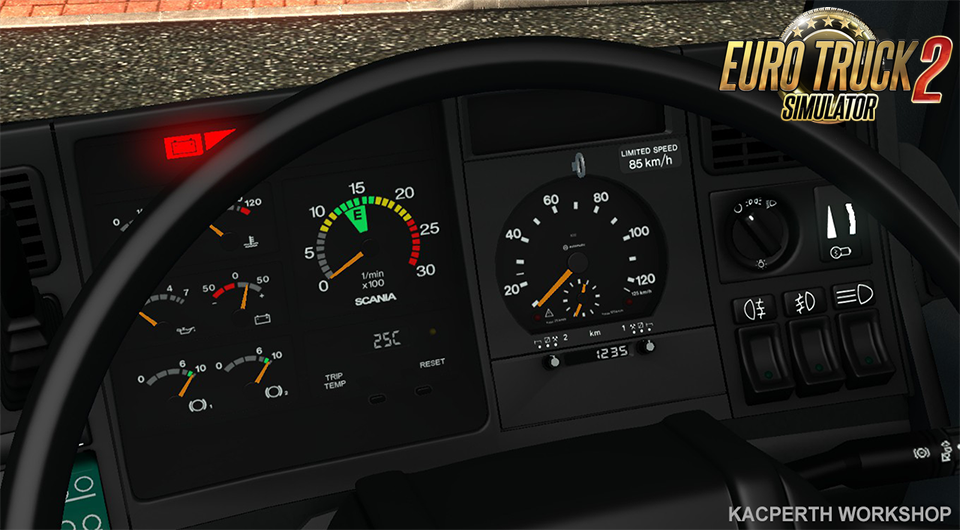 Custom Gauges for the Scania 4