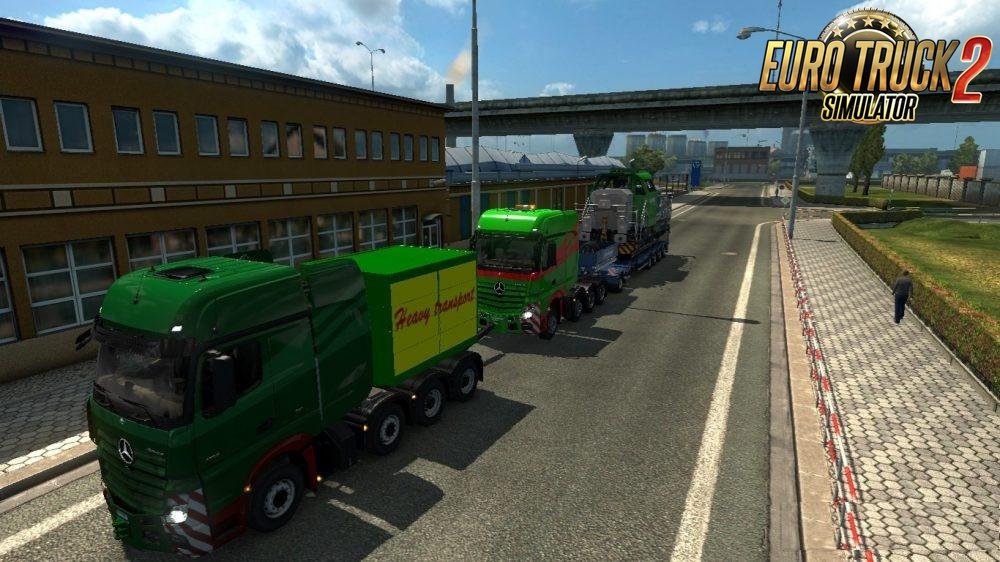 Heavy Haulage Convoy Mod for SCS 8x4s v1.0 (1.30.x)