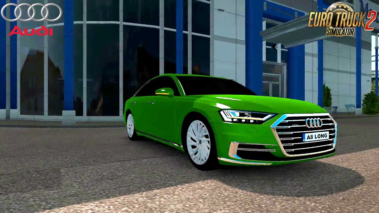 Audi A8 Long 2018 + Interior v1.0 (Reworked) (1.30.x)