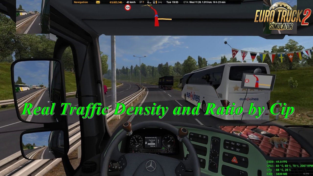 Real Traffic Density and Ratio v1.33.f by Cip (1.33.x)