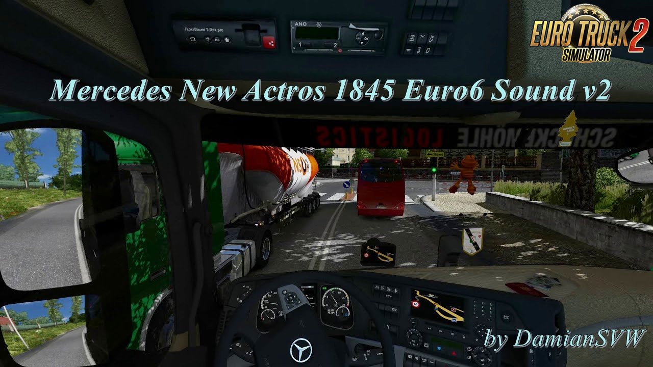Mercedes New Actros 1845 Euro6 Sound v2 by DamianSVW