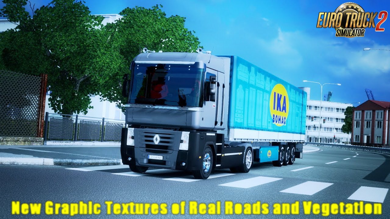 New Graphic Textures of Real Roads and Vegetation v1.0 (1.30.x)