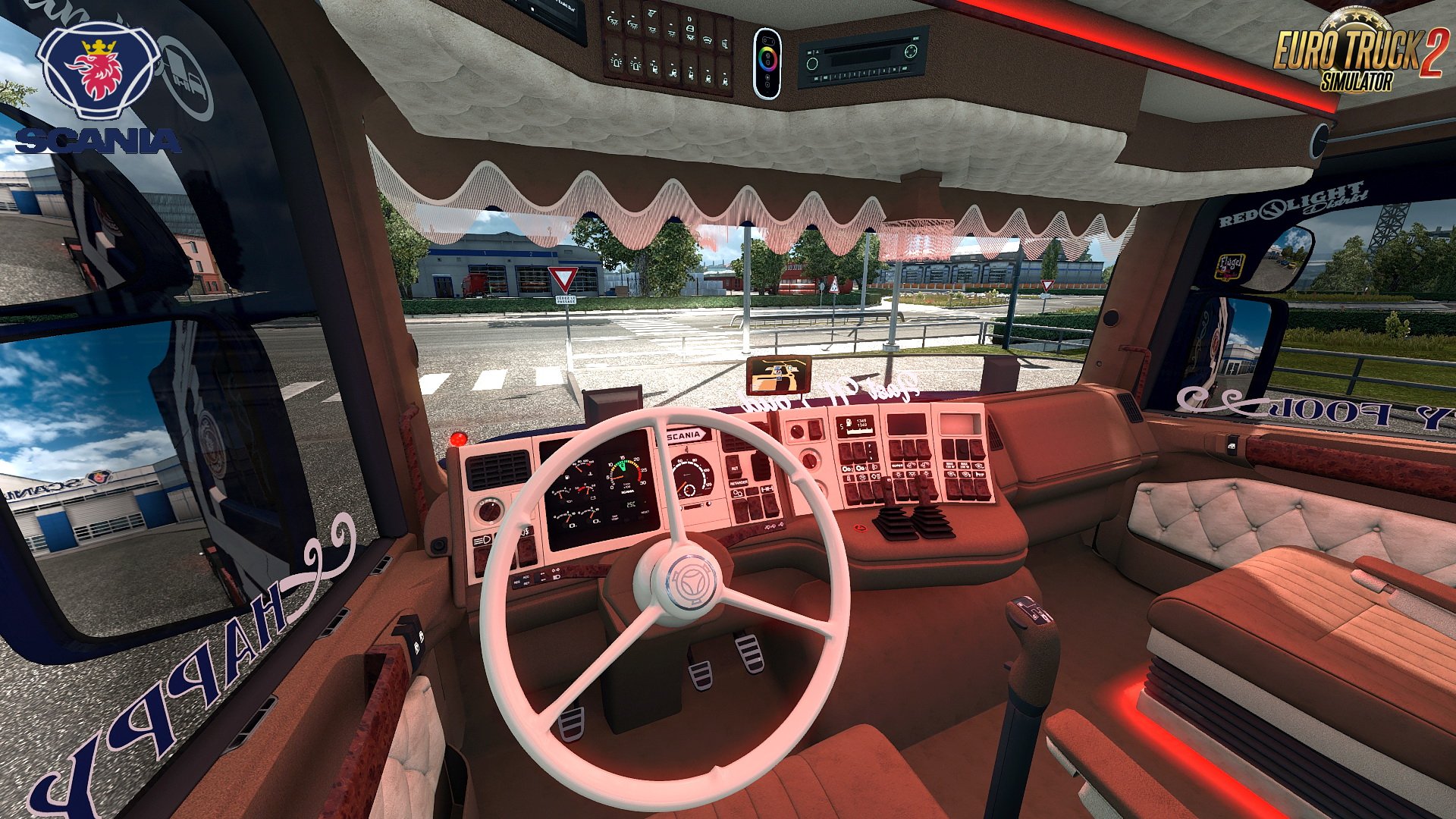 Scania T580 + Interior v1.0 by Caspian Custom Team (1.30.x)