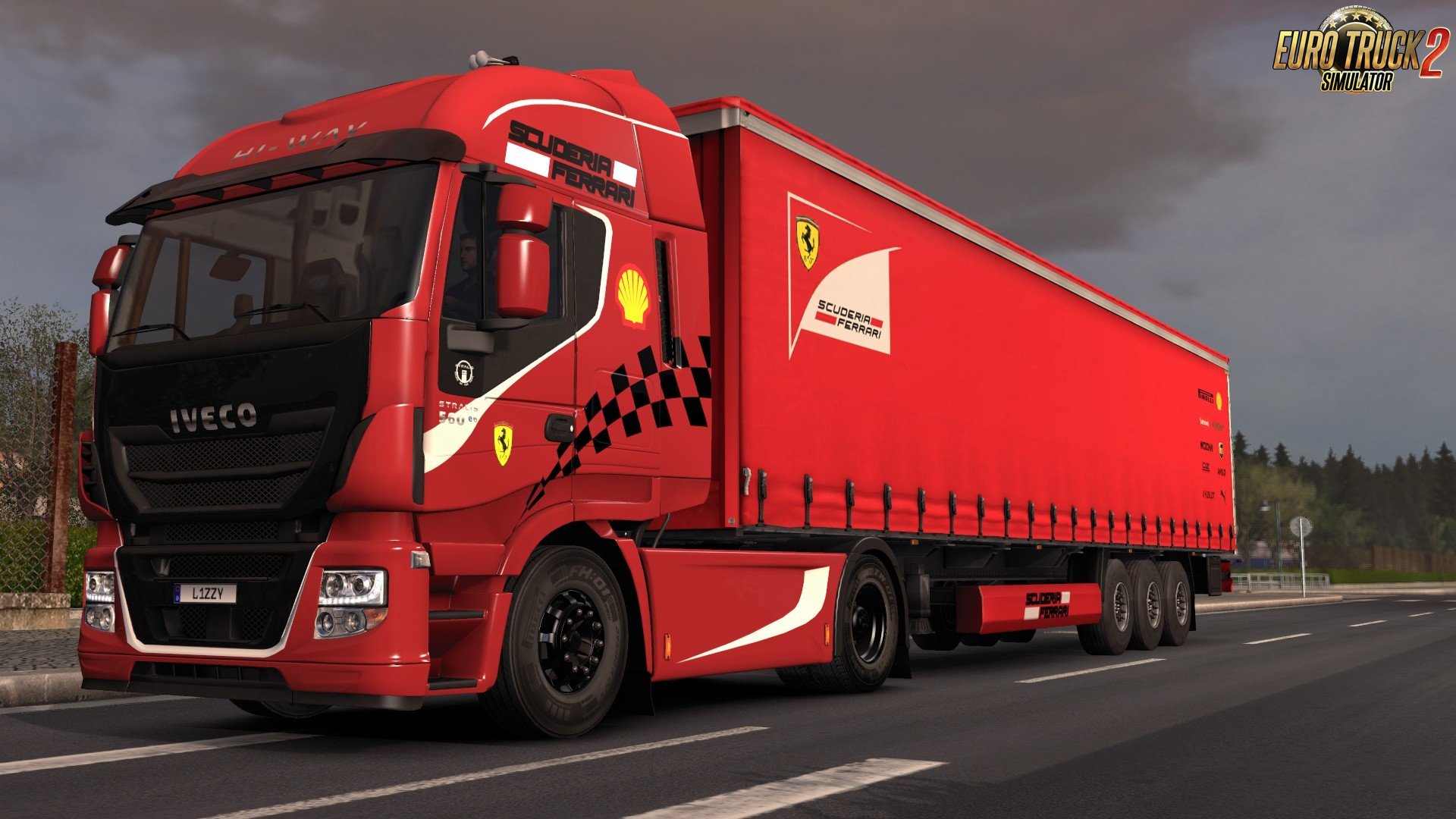 Iveco Hi-Way Scuderia Ferrari Combo Pack by l1zzy