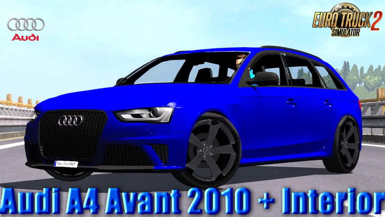 Audi A4 Avant 2010 + Interior v1.0 (1.30.x)