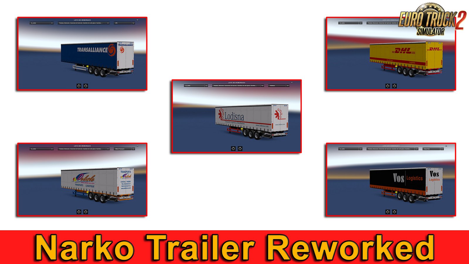 Narko trailer reworked v1.30 for Ets2