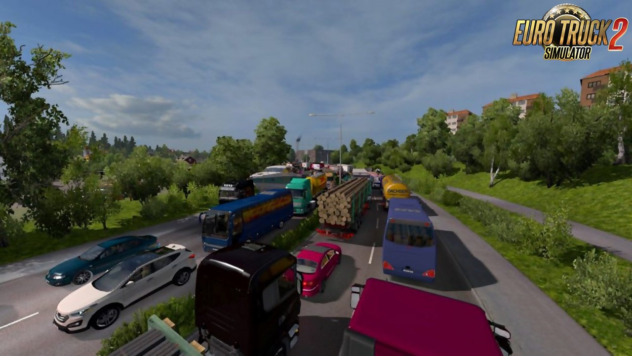 Greatest Traffic Mod v16 by adi2003de for Ets2