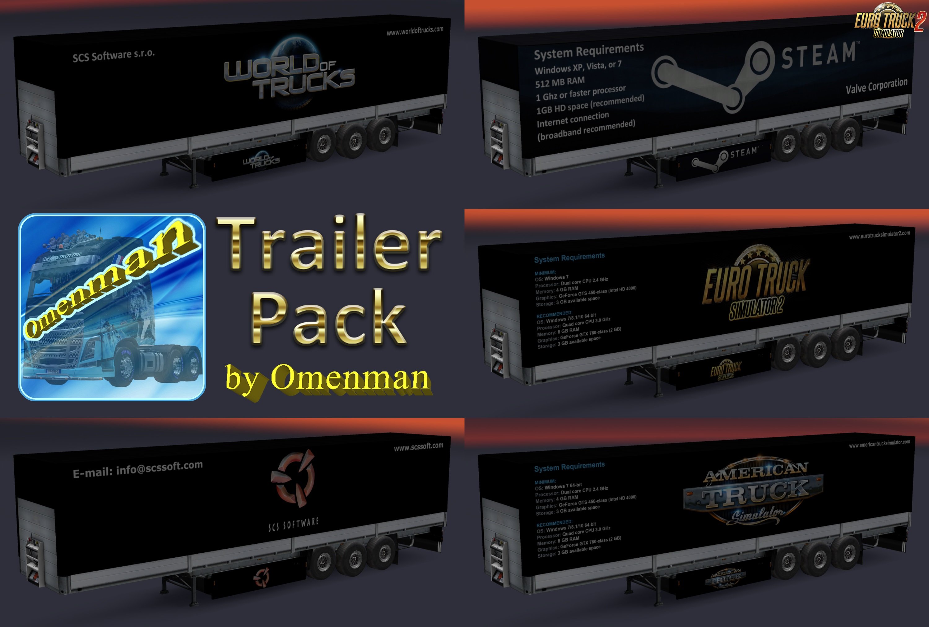 Trailer Pack Games v.1.01.01 for Ets2