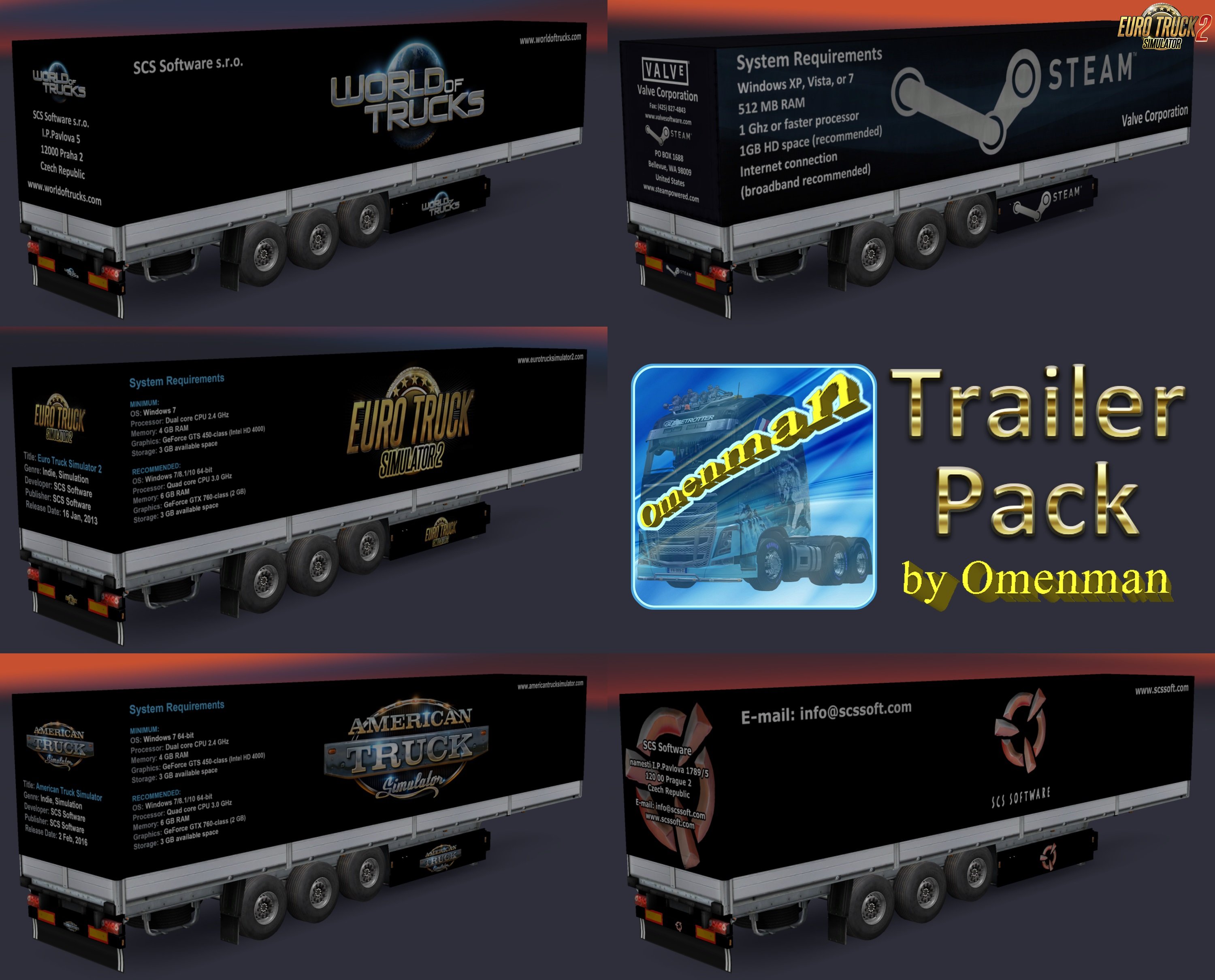 Trailer Pack Games v 1.01.00 for Ets2