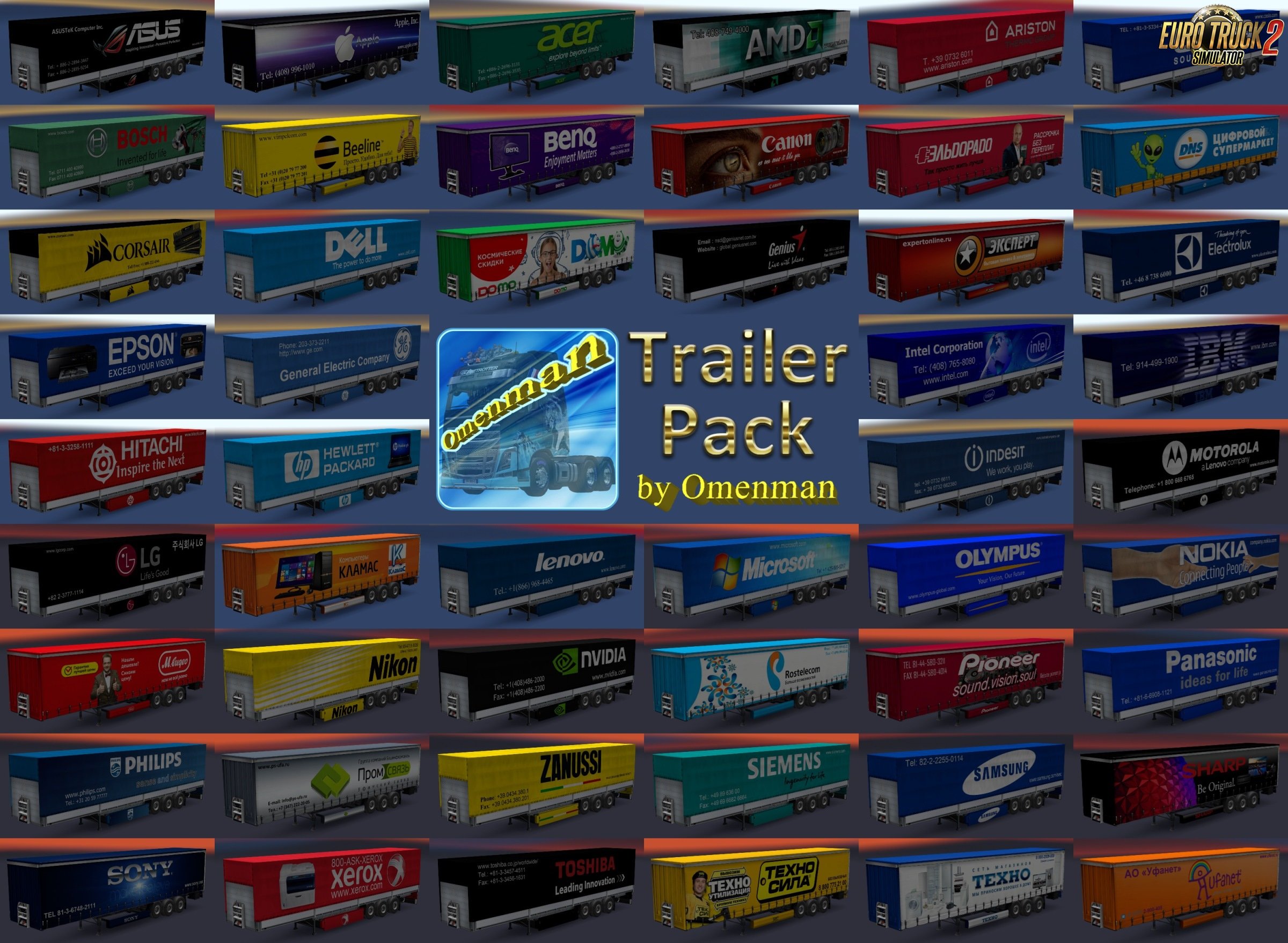 Trailer Pack Electronics v.1.03.01 for Ets2
