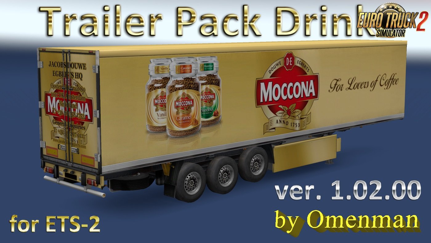 Trailer Pack Drinks v1.02.00 for Ets2
