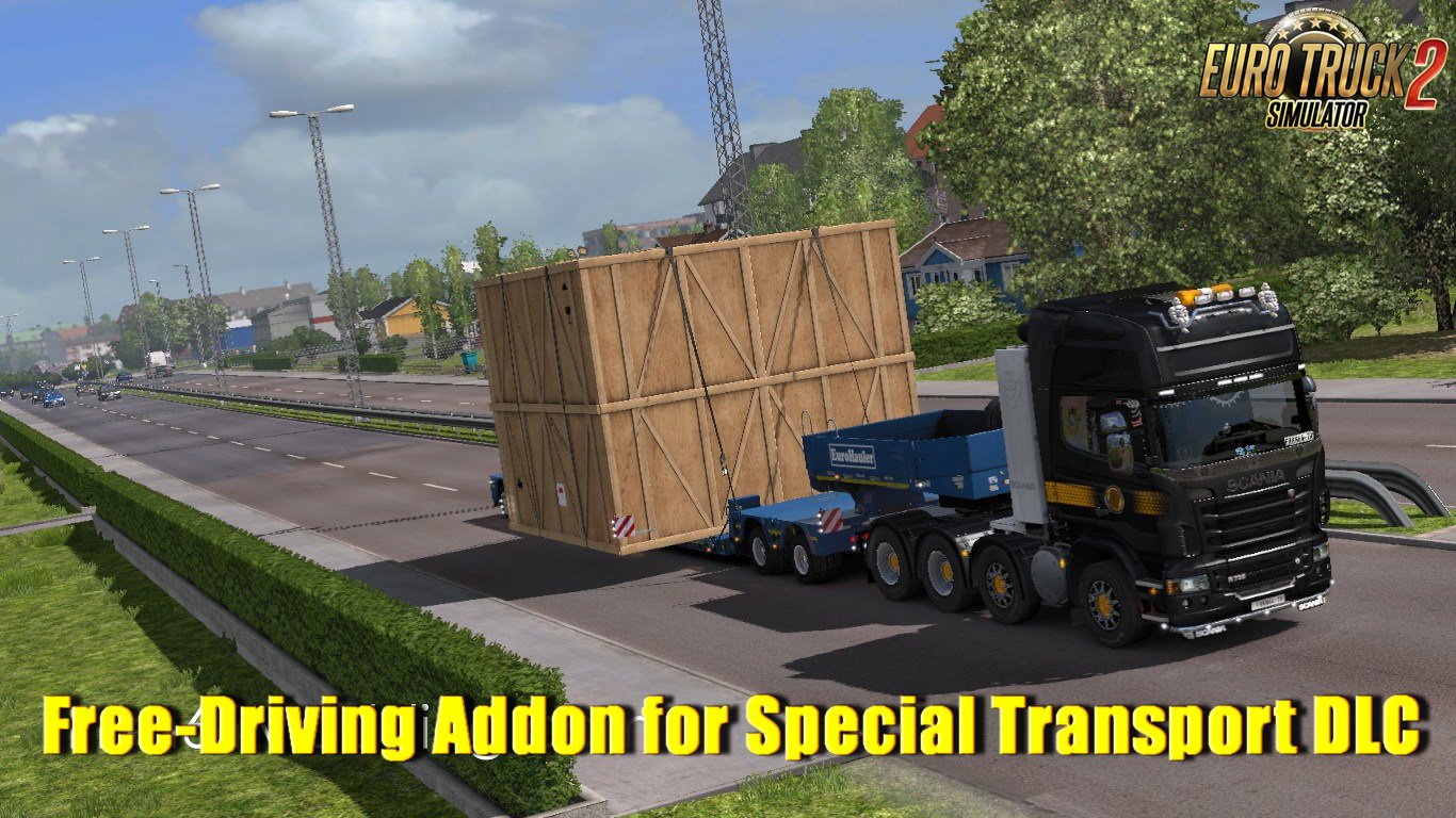 Free-Driving Addon for Special Transport DLC v0.2 by Frkn64 Modding (1.31.x)