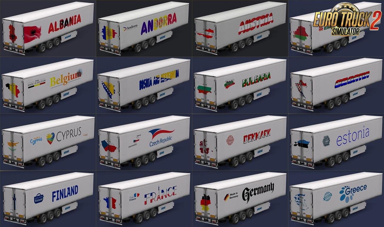 Trailers of all European Countries for Ets2