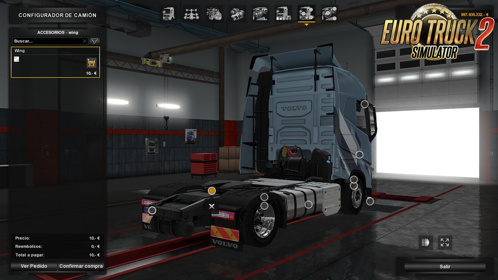 Low deck chassis addon for Eugene Volvo FH v1.0  by Sogard3