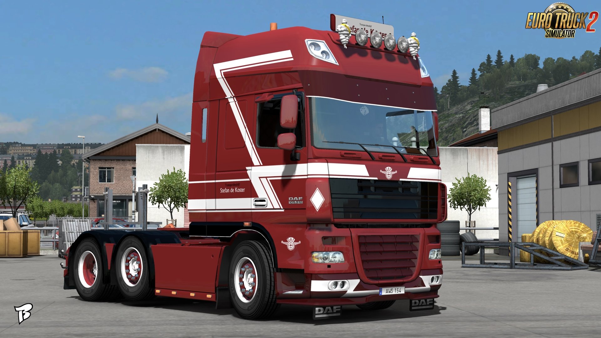 Stefan de Koster Skin for DAF XF 105 v2.0 by Bepreeh (1.31.x)