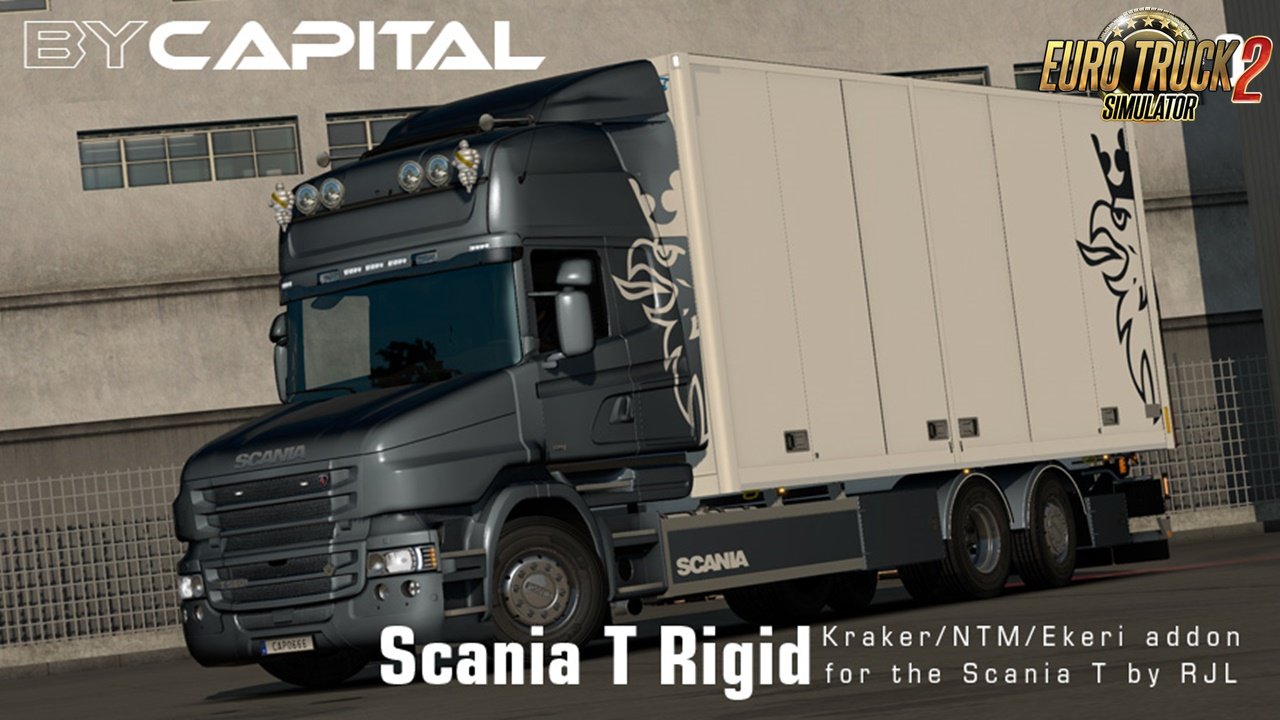 Rigid chassis for RJL Scania T & T4 (Kraker/NTM/Ekeri) v3.0 - ByCapital