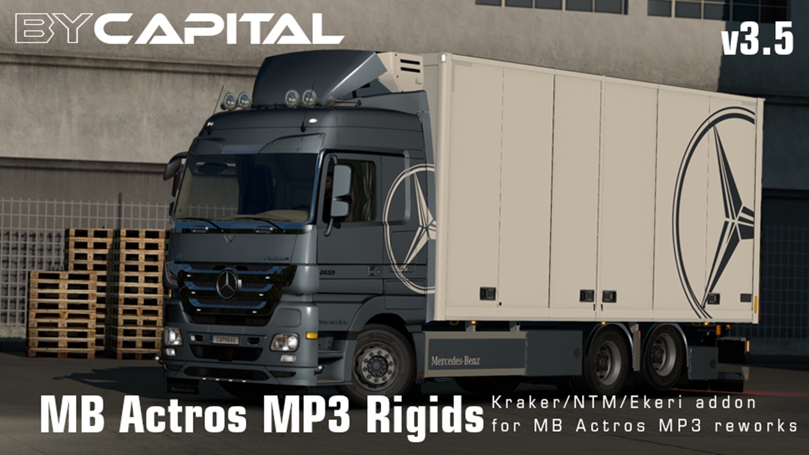 Rigid Chassis for Mercedes Actros MP3 Reworks v 3.5