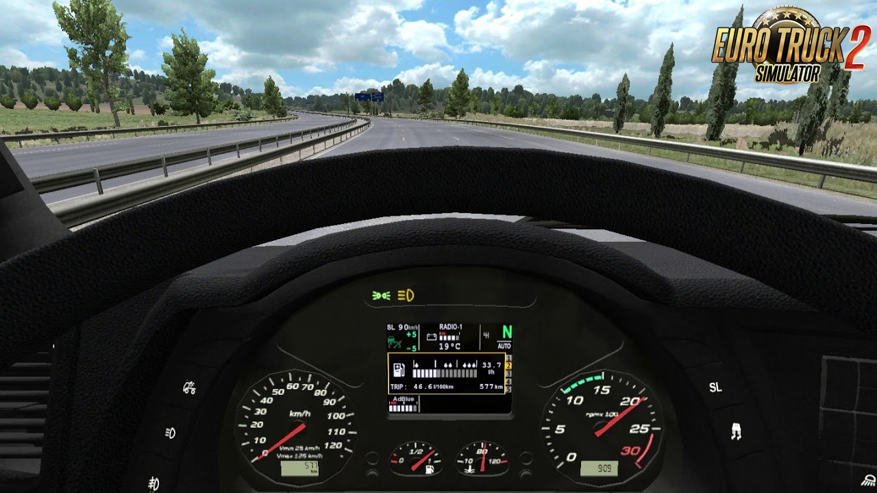 Iveco XP dashboard and interior for Hi-Way by Piva [1.35.x]