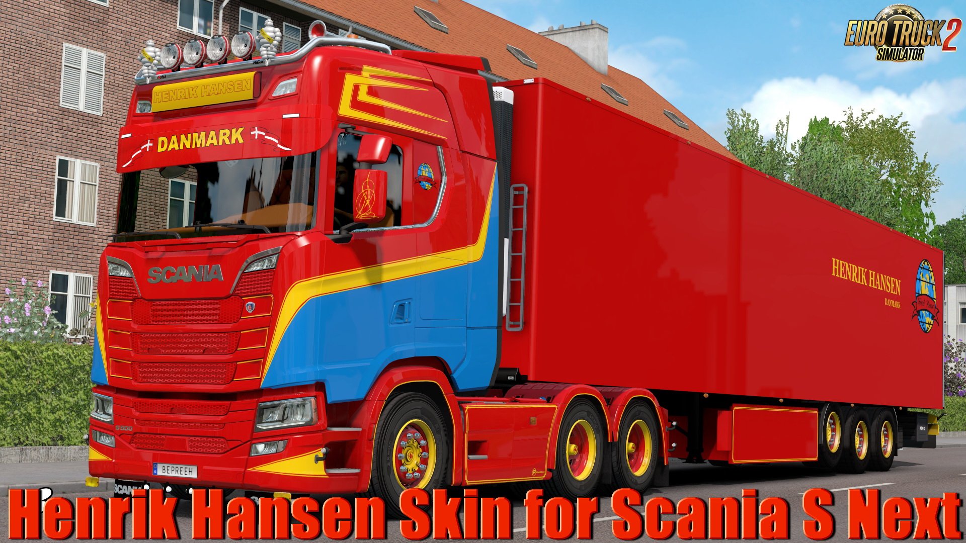 Henrik Hansen Combo Skin For Scania S Next Generation V1.0 By Bepreeh (1.31.X) For Ets 2 | Euro Truck Simulator 2