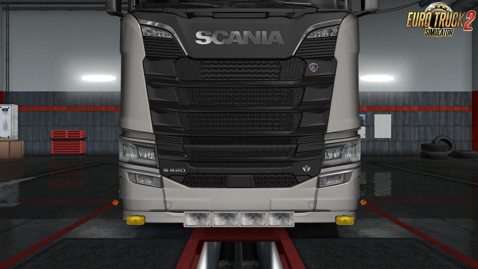 Scania S/R Extended Front bumper for Ets2