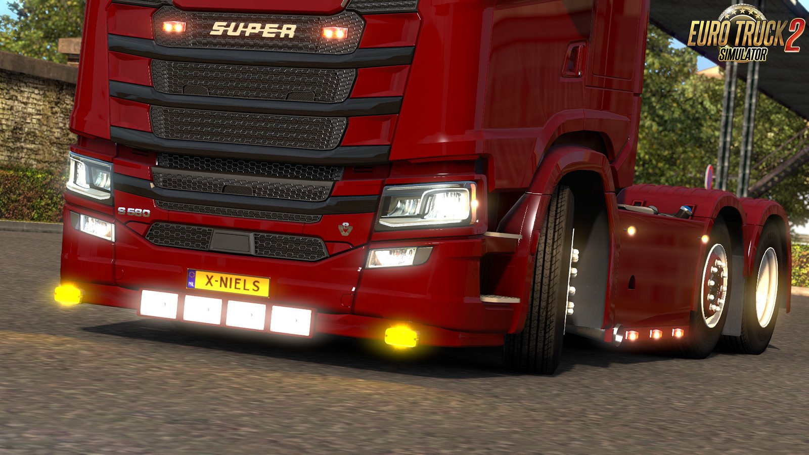 Scania S/R Extended Front bumper for Ets2